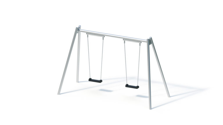 Double swing (2,00) stainless steel