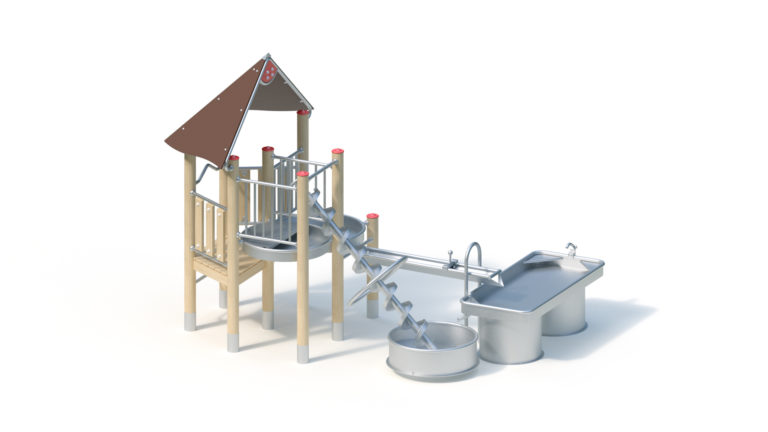 Water play structure