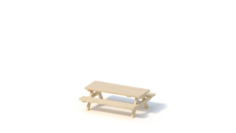 Mini picnic table (mobile)