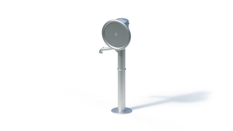 Water pump with hand wheel (stainless steel)