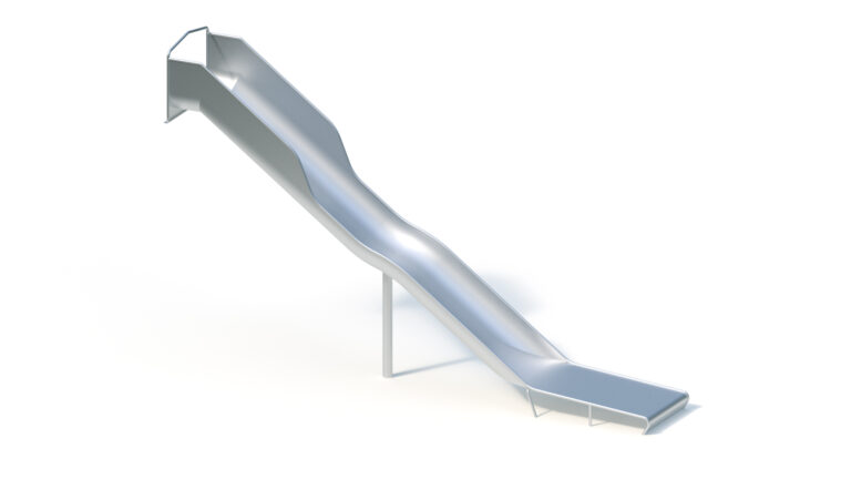 Wide slide (3,00 m) flange fastening