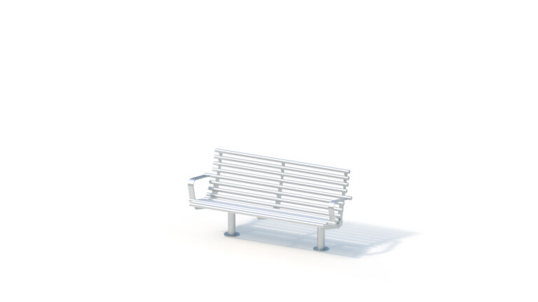 Bench (three-seater, armrest)