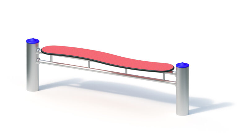 Waved bench
