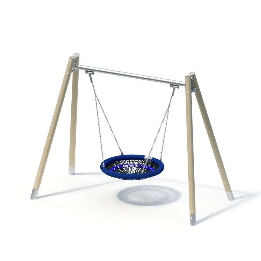 Karolam Nest Swing made of durable robinia laminated wood