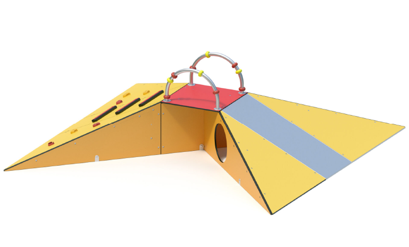 Play hill – play equipment from the Premium Playgrounds brochure by Kaiser und Kühne