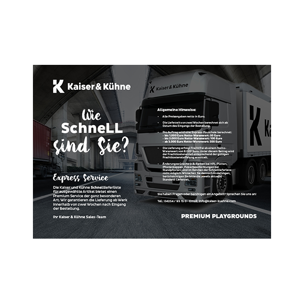 Express Service Datenblatt von Kaiser und Kühne
