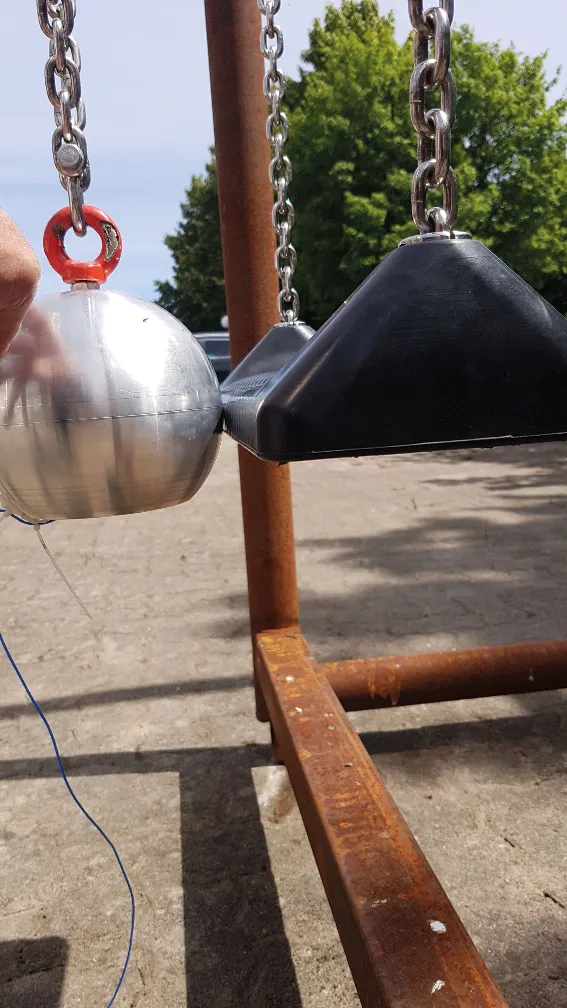 Load test of the single-point swing joint
