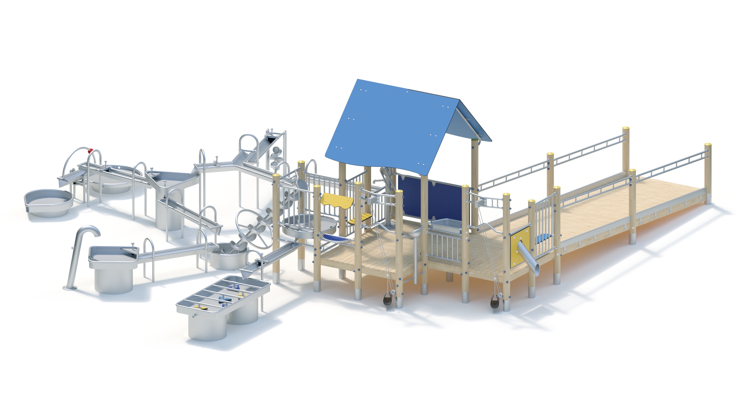 Water play structure