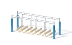 Totter bridge exerciser