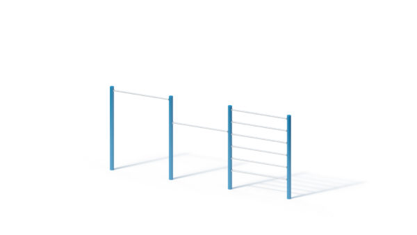 Support post RAL 5015 sky blue