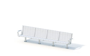 Bench (six-seater, armrest)