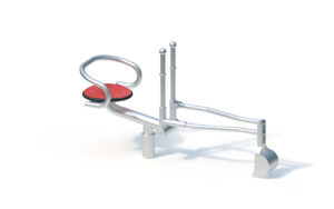 Sand digger with backrest