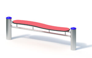 Waved bench
