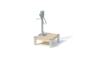 Platform incl. water pump with handle