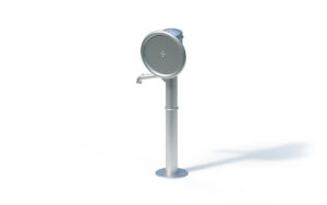 Water pump with hand wheel (stainless steel)
