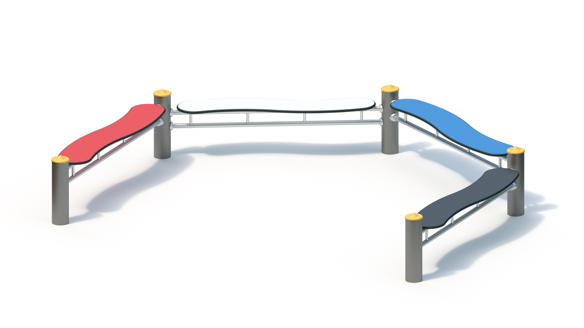 Wave bench - Pirate