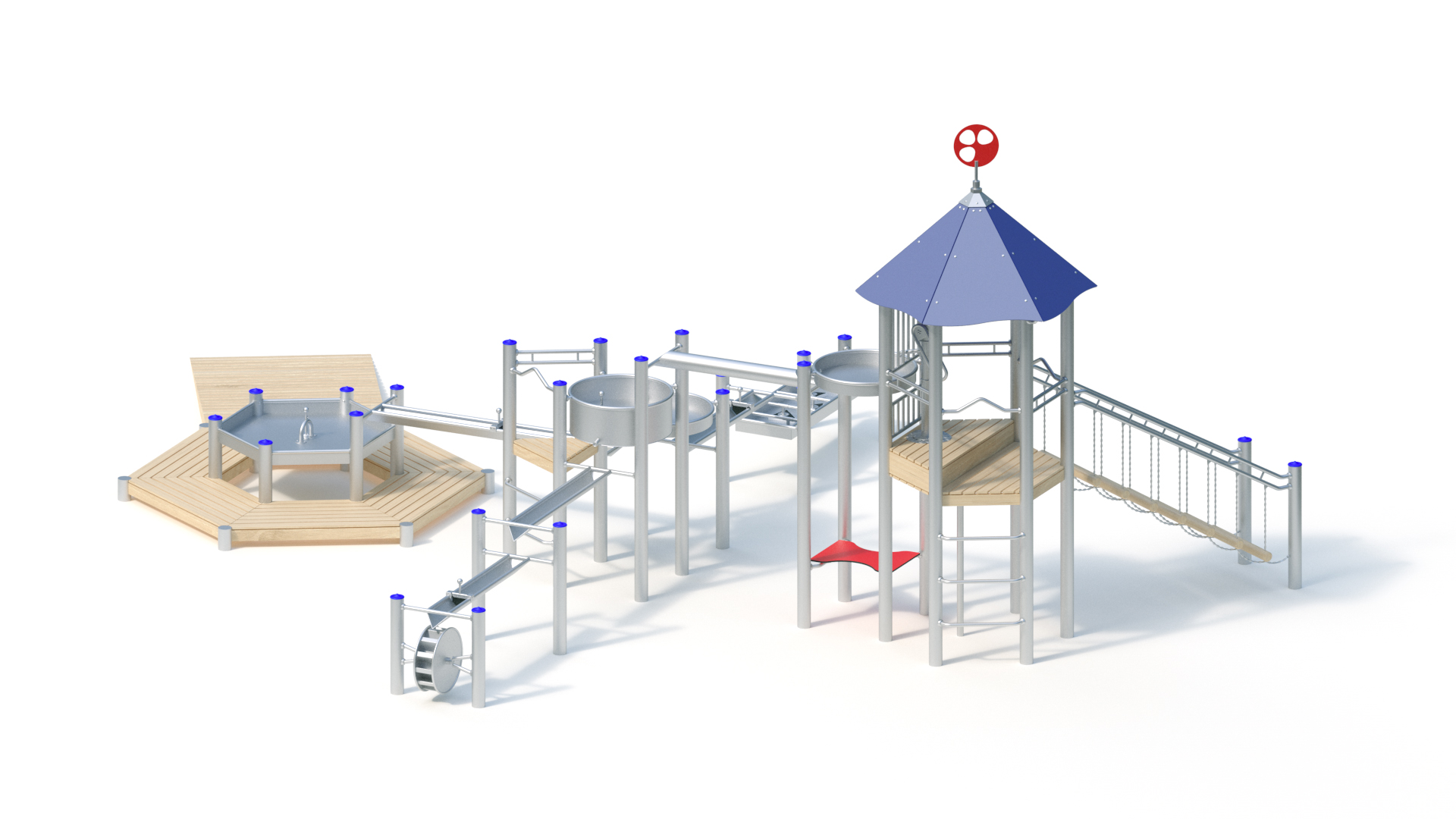 Water play structure incl. valve combi 33190