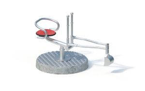 Sandbagger transportabel, mit Lehne