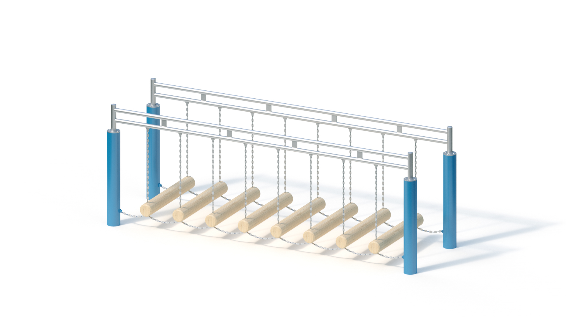 Totter bridge exerciser