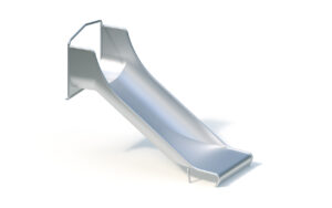 Wide slide (1,00 m) flange fastening