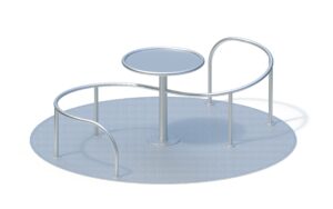 Inclusive carousel  Ø 2,50 m with seats