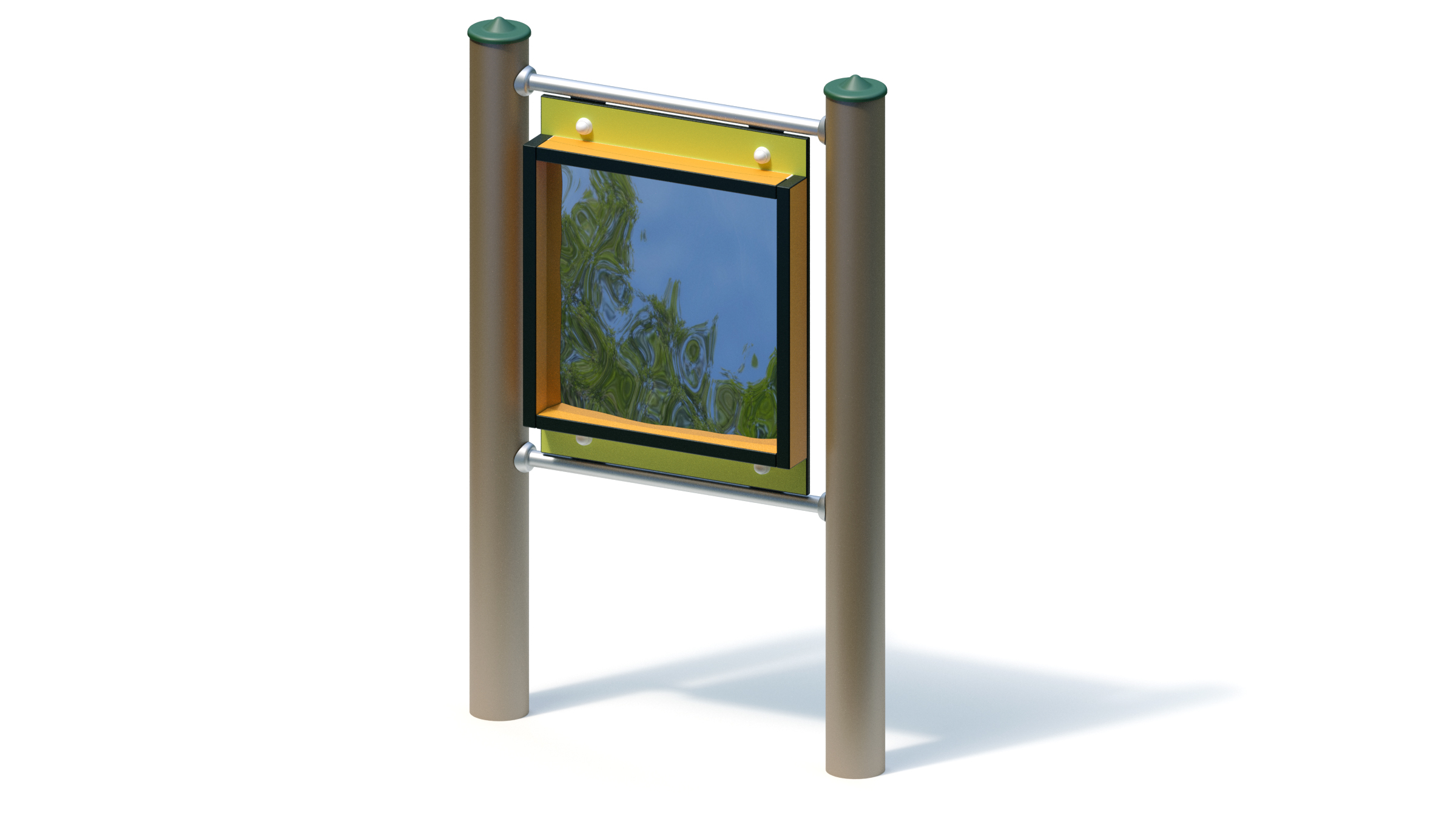 Distorted mirror (vertical convex) - Jungle