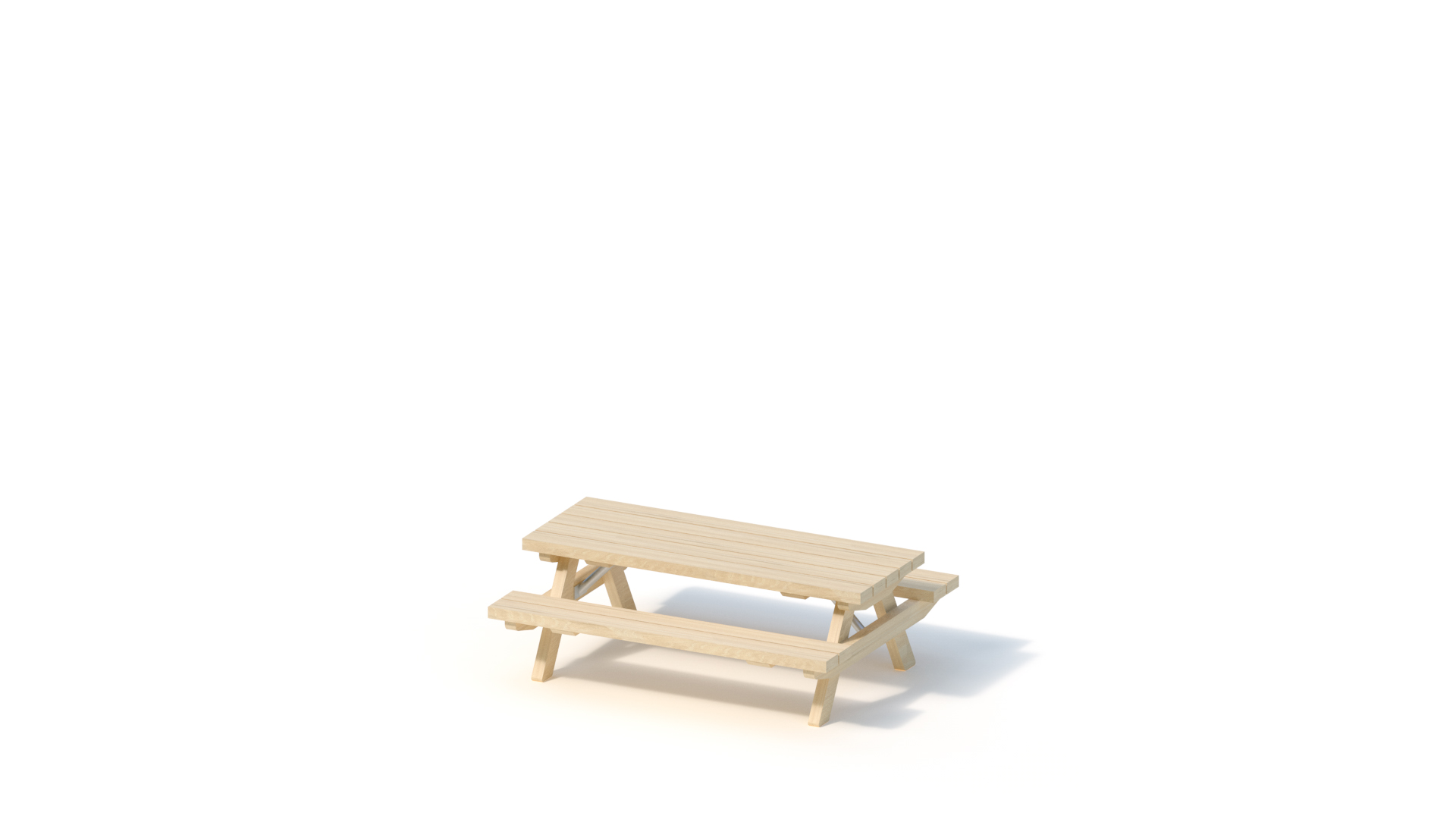 Mini picnic table