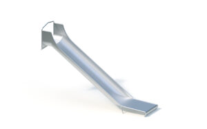 Wide slide (2,20 m) flange fastening