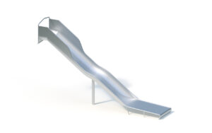Wide slide (2,60 m) flange fastening