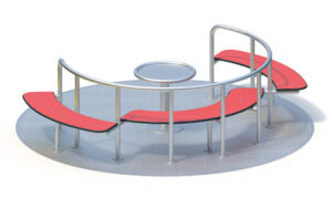 Inclusive carousel Ø 2,50 m with seats